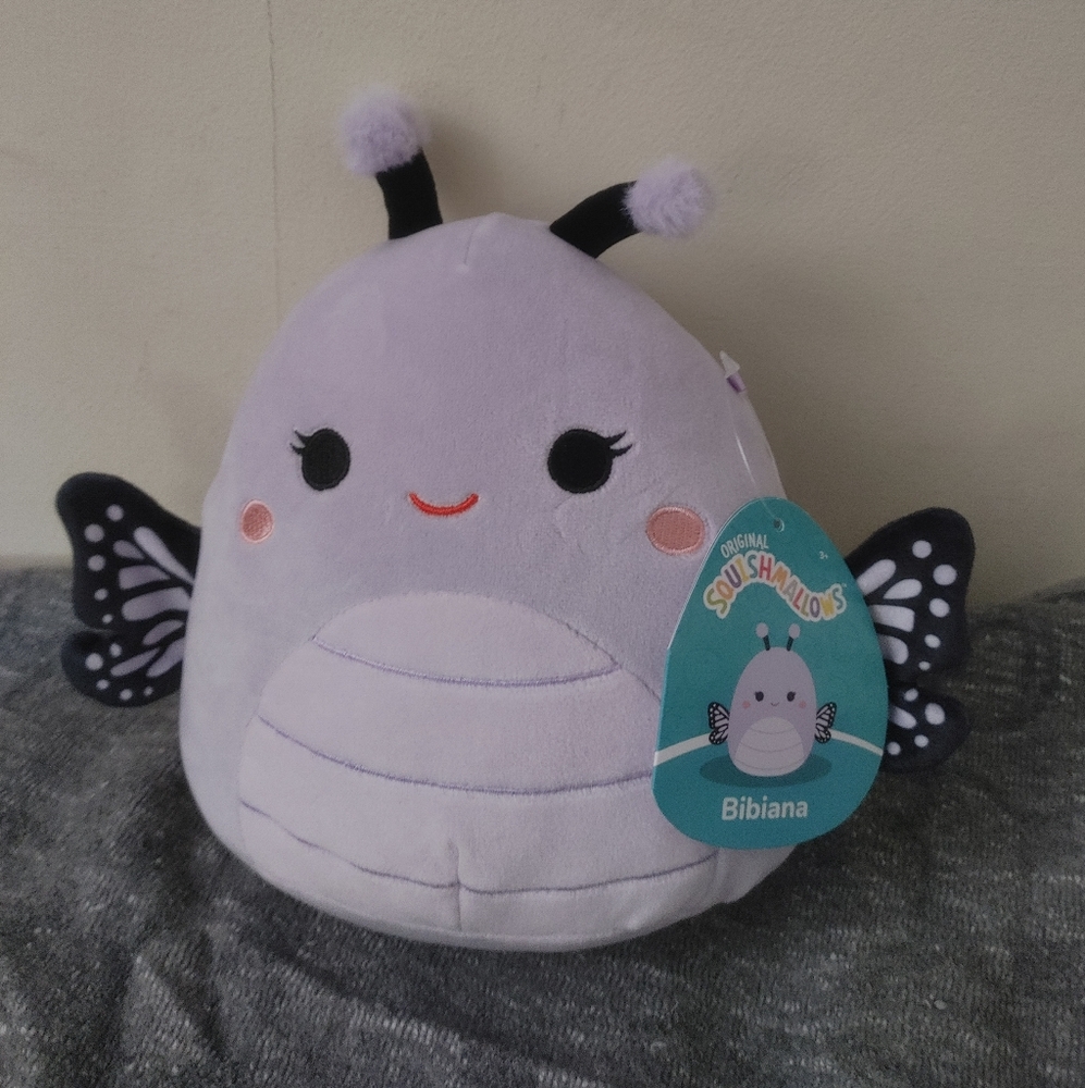 8" Squishmallow Bibiana The Butterfly